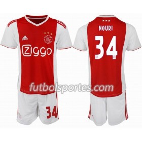 Camisetas AFC Ajax NOURL 34 Niño Primera Equipacion 2018/2019